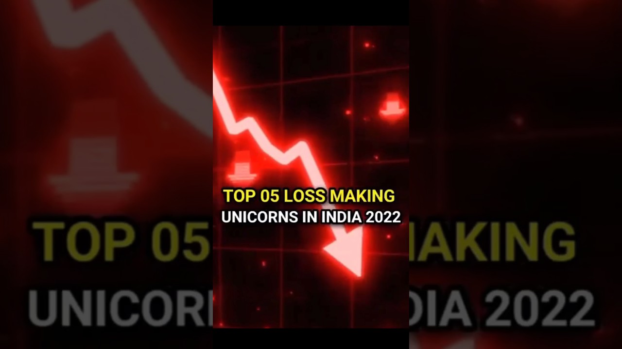India's🇮🇳 top 5 Loss😭 making Unicorn in 2022.