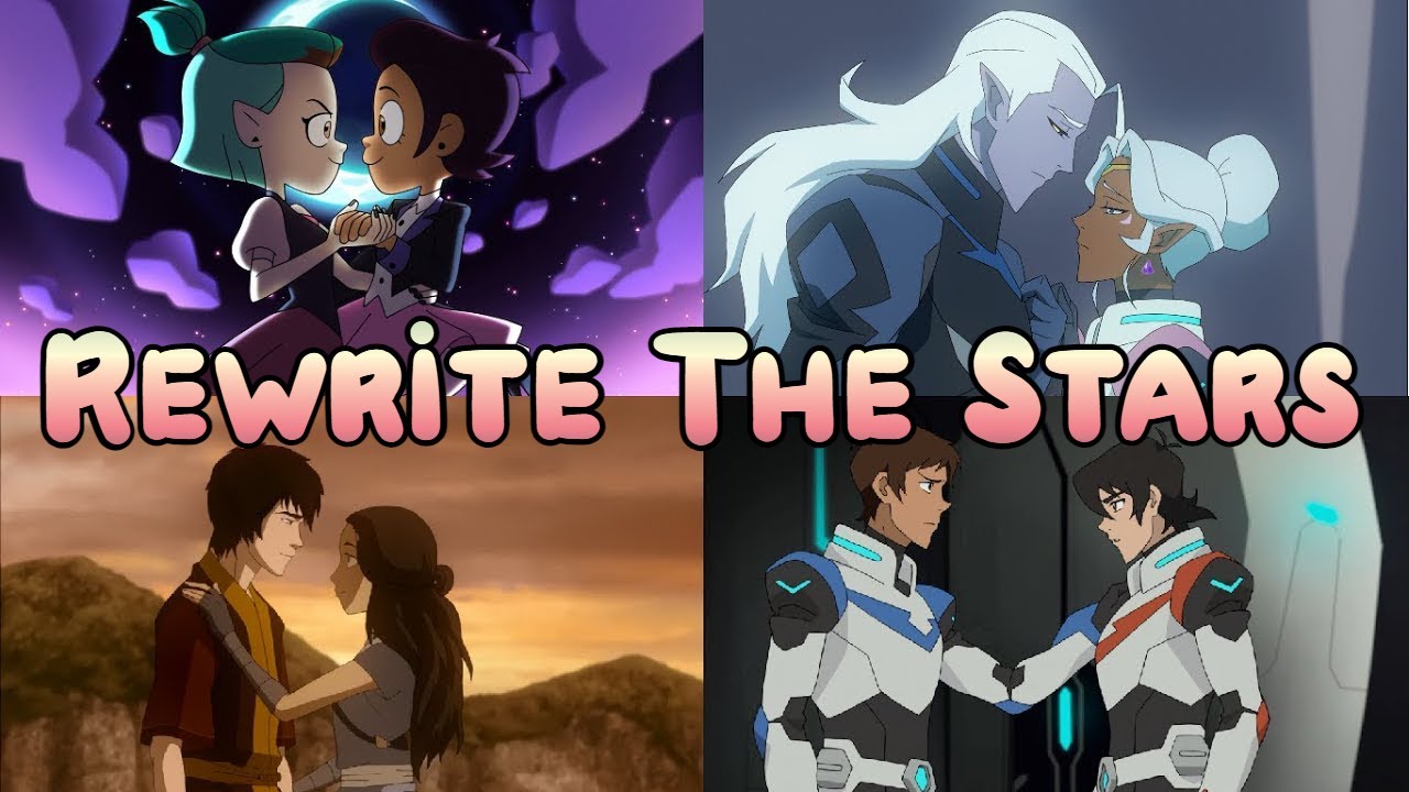 Zac Efron, Zendaya — Rewrite The Stars [AMV] Crossover [Zutara & Klance & Lotura & Lumity]