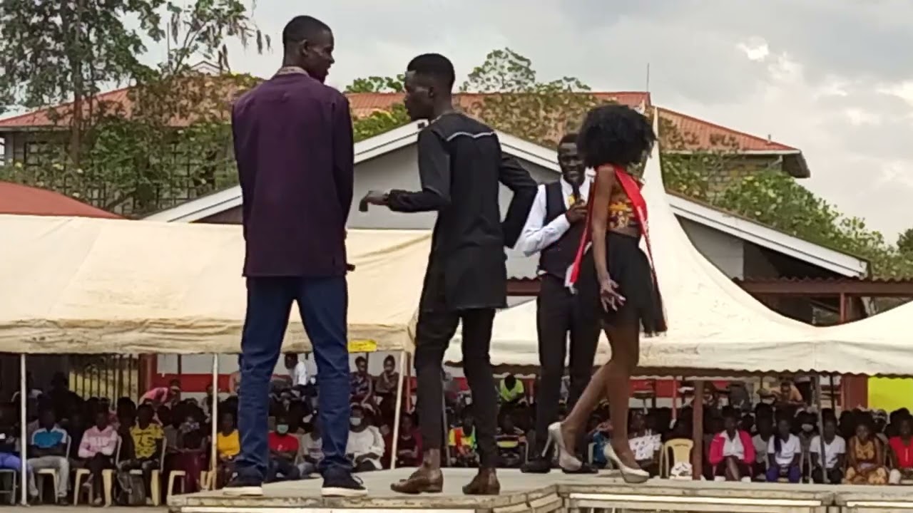 judges modelling live in kitale National Polytechnic