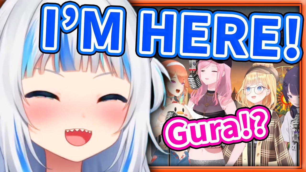 Gura FINALLY ARRIVES to the OffCollab IRL! 【HololiveEN】