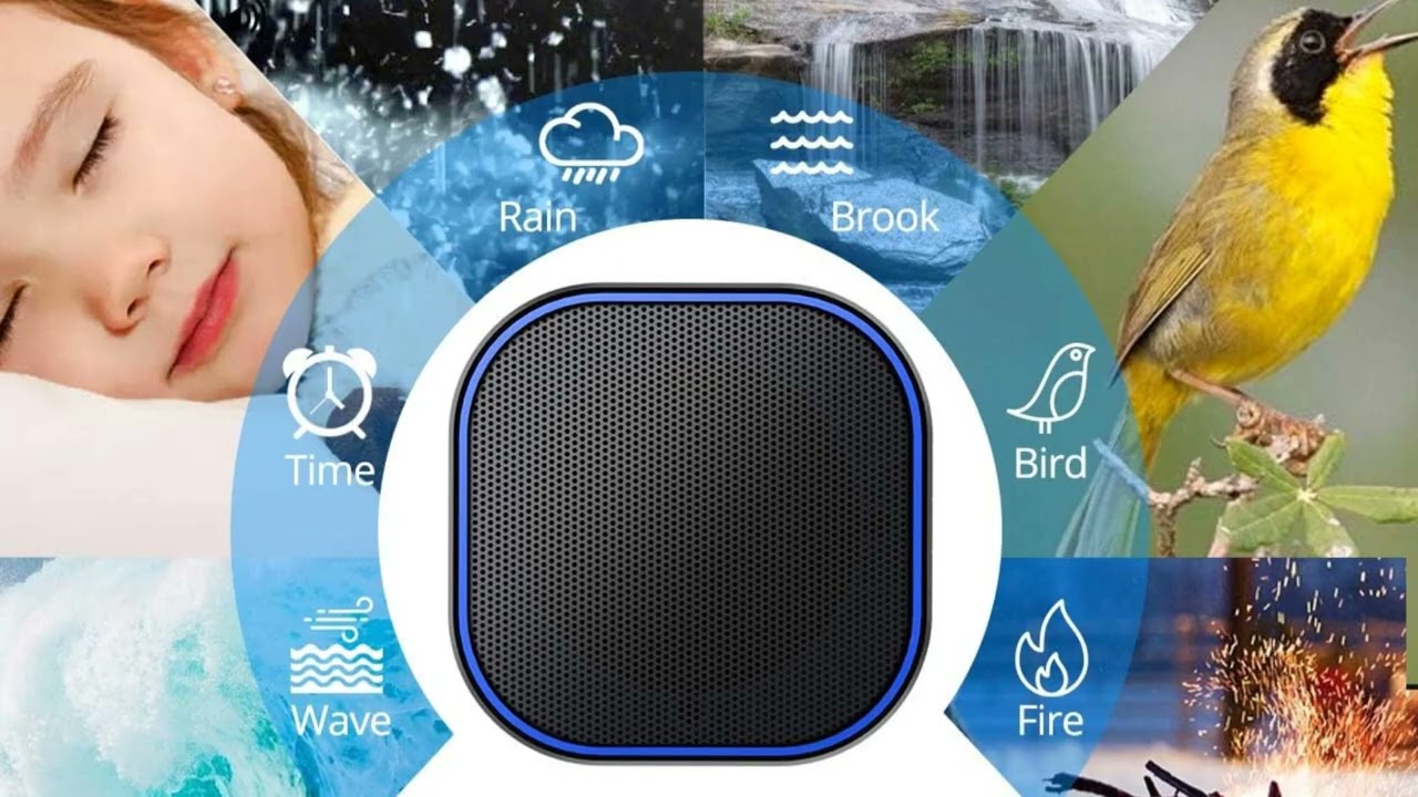 Magicteam White Noise Machine | 20 Soothing Sounds for Better Sleep & Focus 🌙
