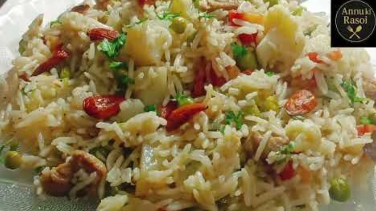 Hotel Style Veg Pulao Recipe | Ekdum Khila Khila Chawal