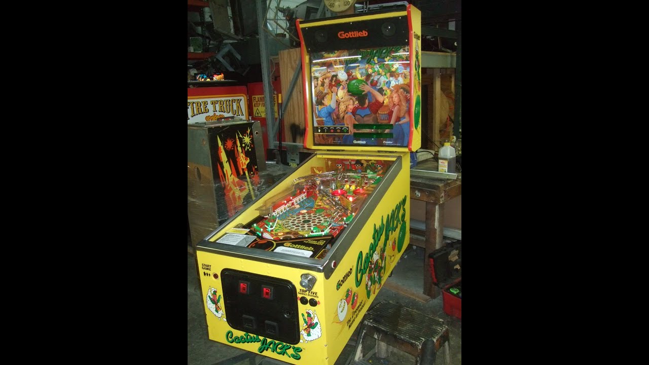 #330 Gottlieb CACTUS JACKS Pinball Machine with FOOD FIGHT feature!  TNT Amusements
