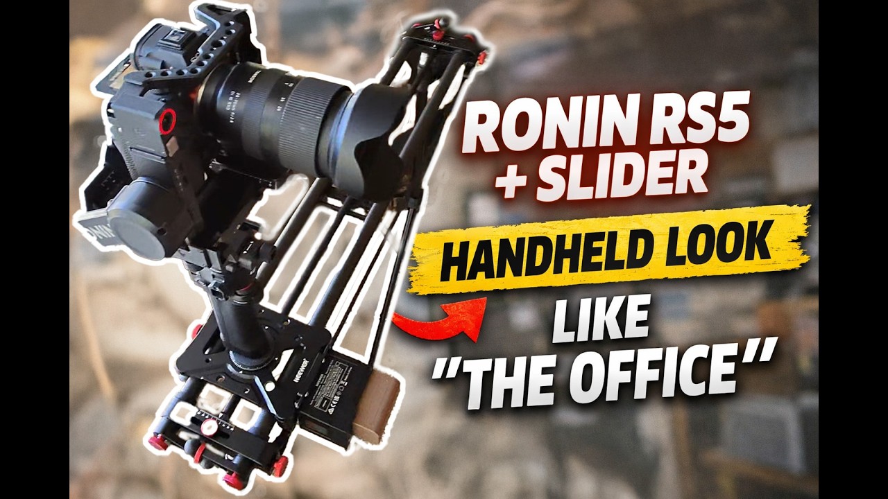 DJI Ronin RS5 + моторизованный слайдер: как я имитирую съемку с рук (Офис)
