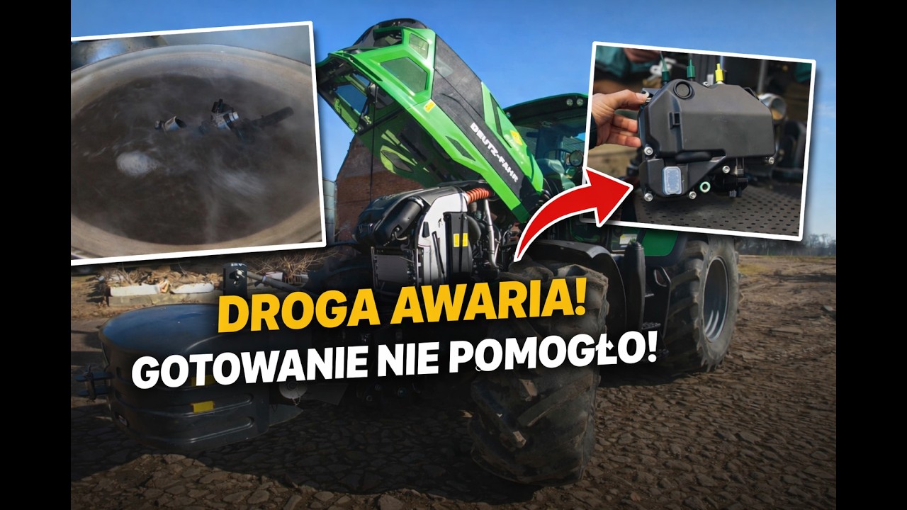Koniec plan&oacute;w! AWARIA DEUTZA! Gotowanie nie pomogło &ndash; winna pompa. Ekspresowy serwis Jarol Barwice!