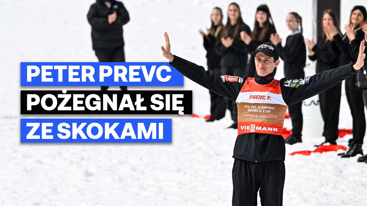 Feta pożegnalna po skoku Petera Prevca | Planica 2024