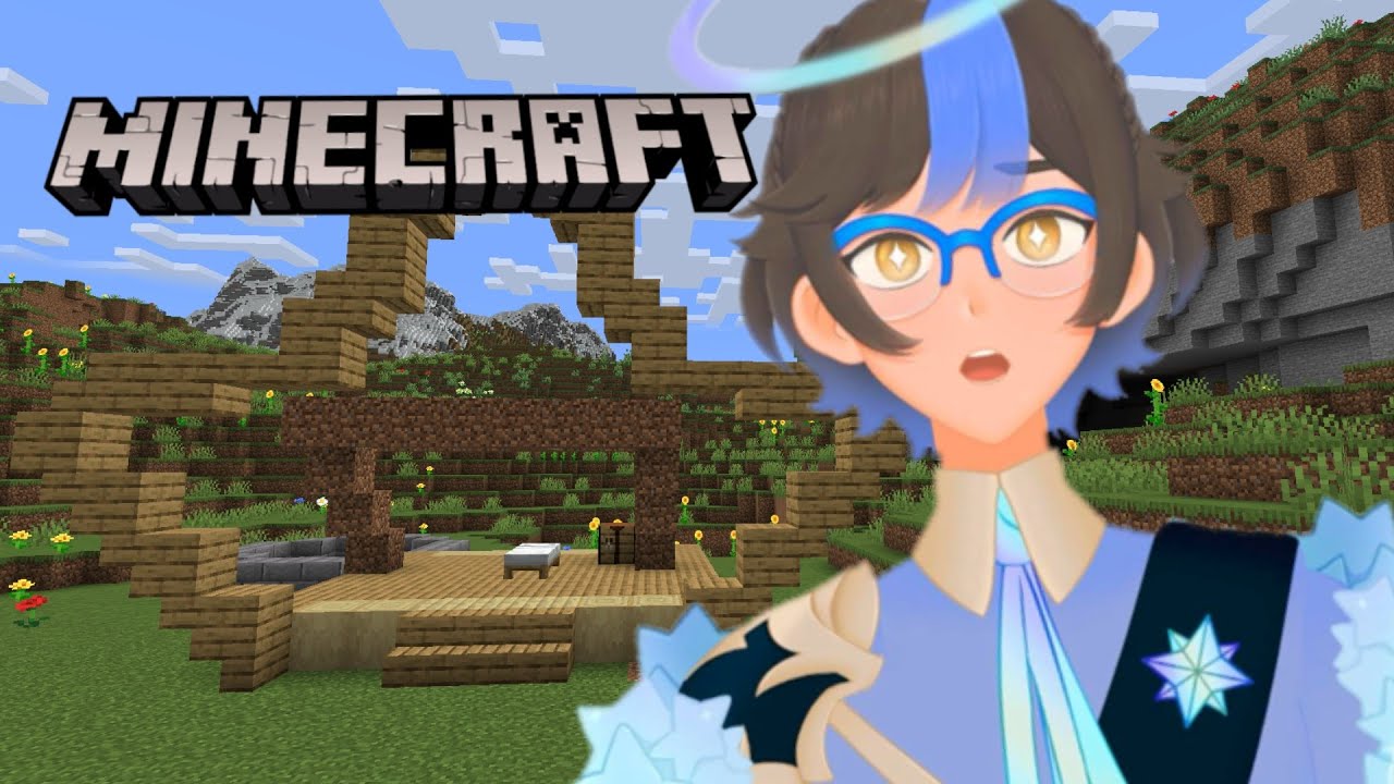 【Minecraft】 Finish a roof before having to end stream challenge