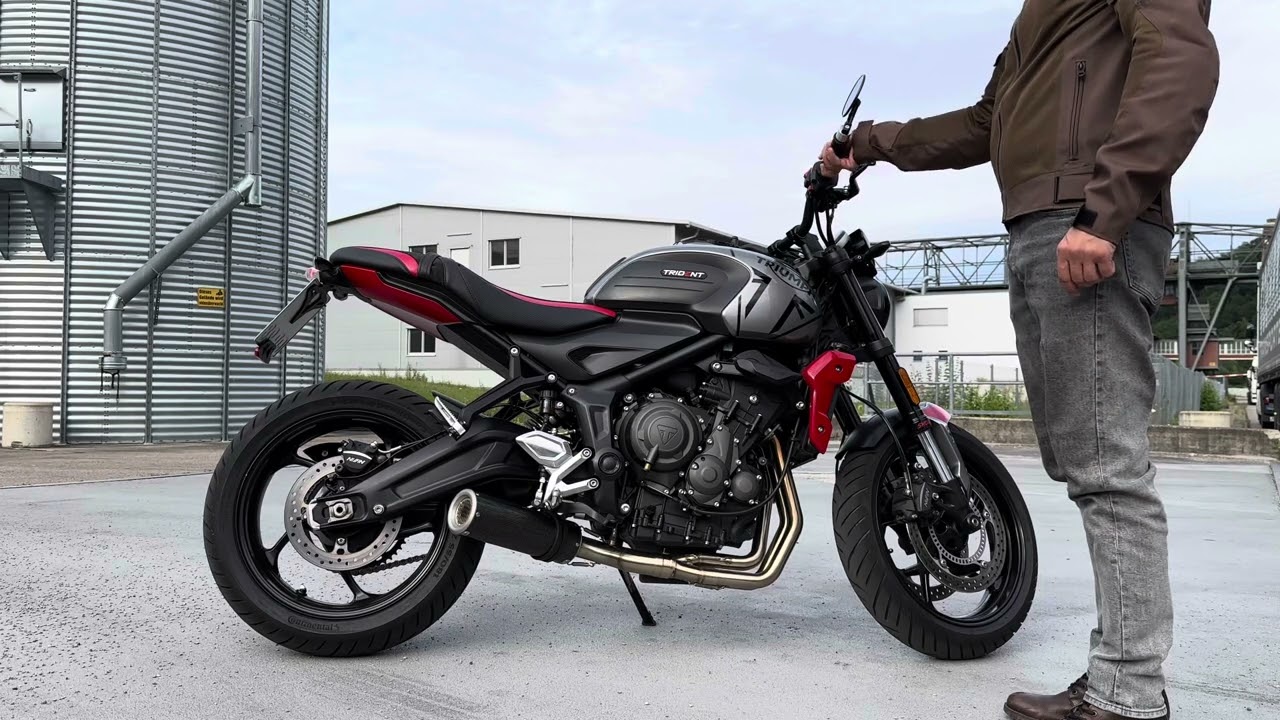 22' Triumph Trident 660 GPR M3 exhaust sound part1 #triumph #trident660 #gprexhaust