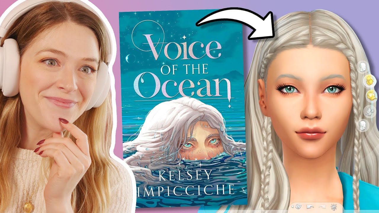 Professional Author Creates Book Characters In The Sims 4