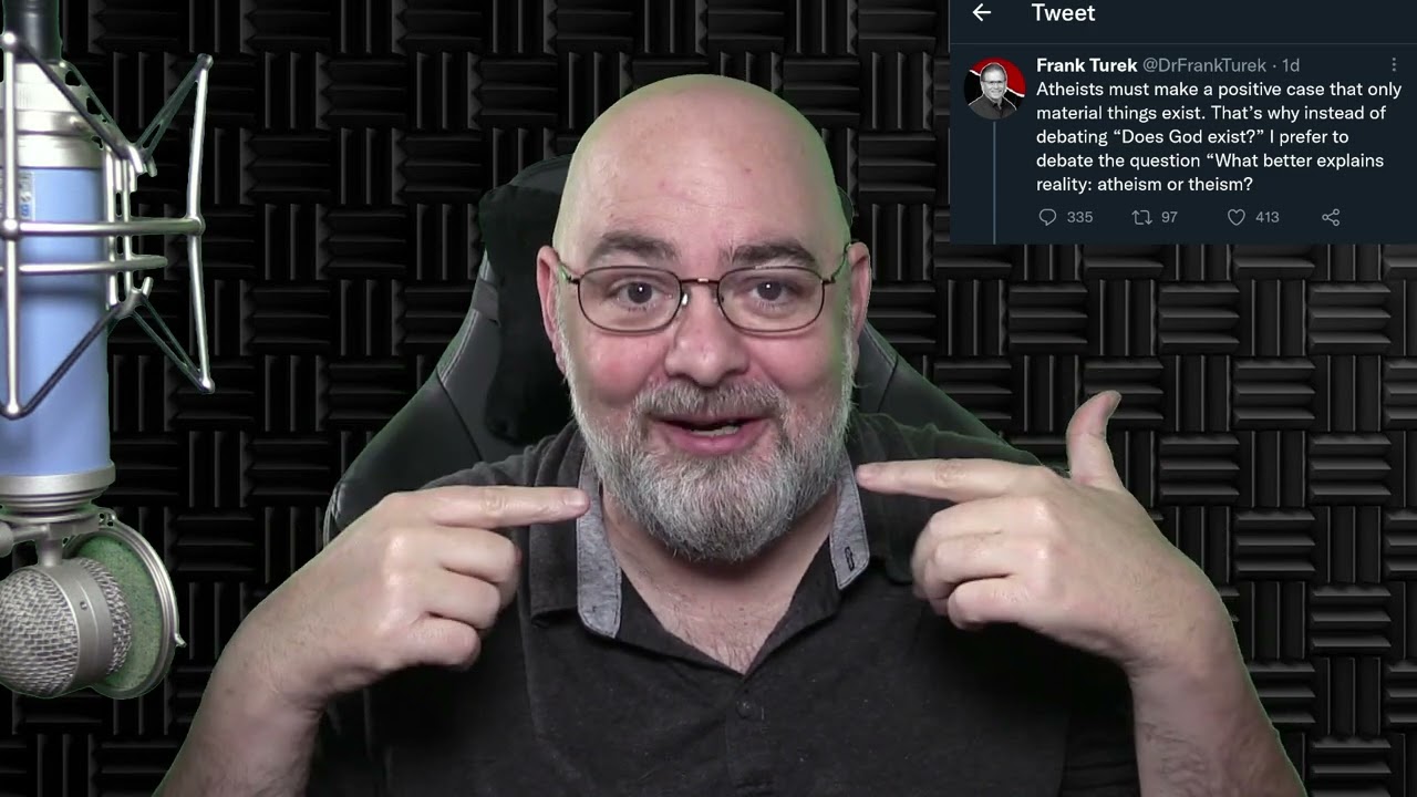 Atheist Debates - Frank Turek is wrong about the burden of proof and more