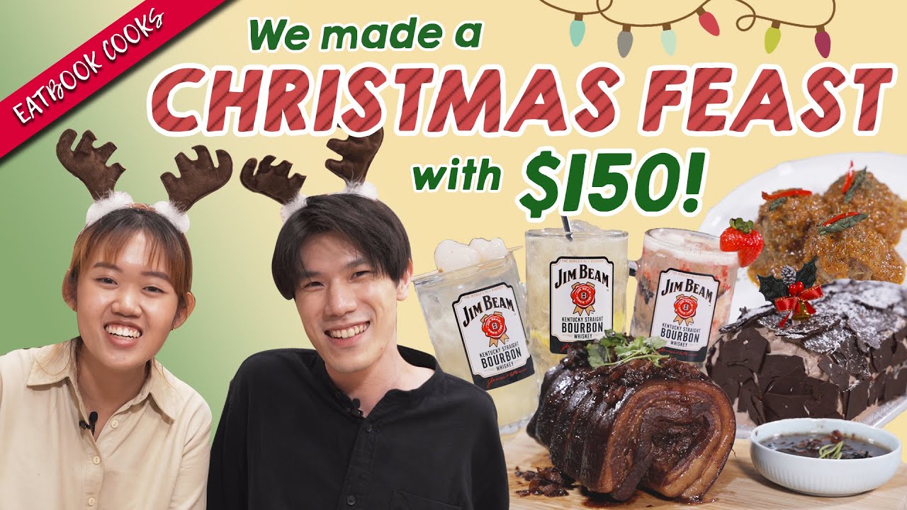 We Prepared a Christmas Party with a Local Twist Under $150 | Eatbook 3-Course | EP 10
