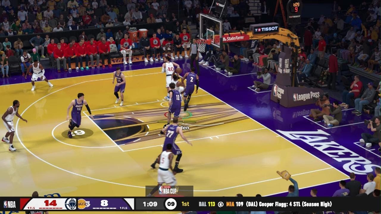 NBA 2K26 Regular season, Clippers vs. Lakers, 11-7