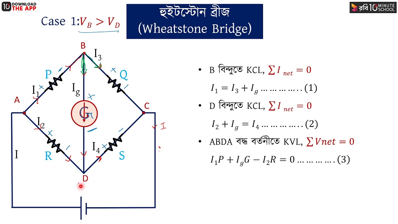অধ্যায় ৩ - চলতড়িৎ : হুইটস্টোন ব্রীজ [HSC]