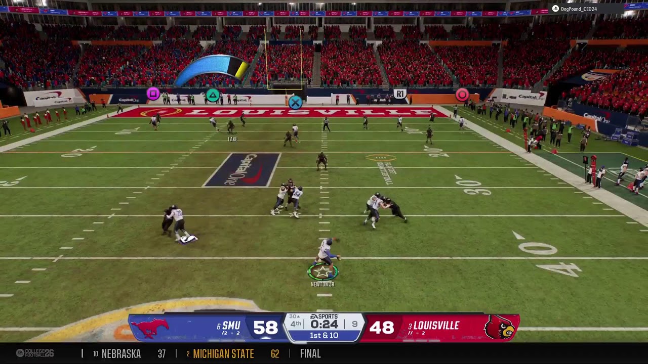 CFB26 #6 SMU vs #3 Louisville 2nd rd Playoffs