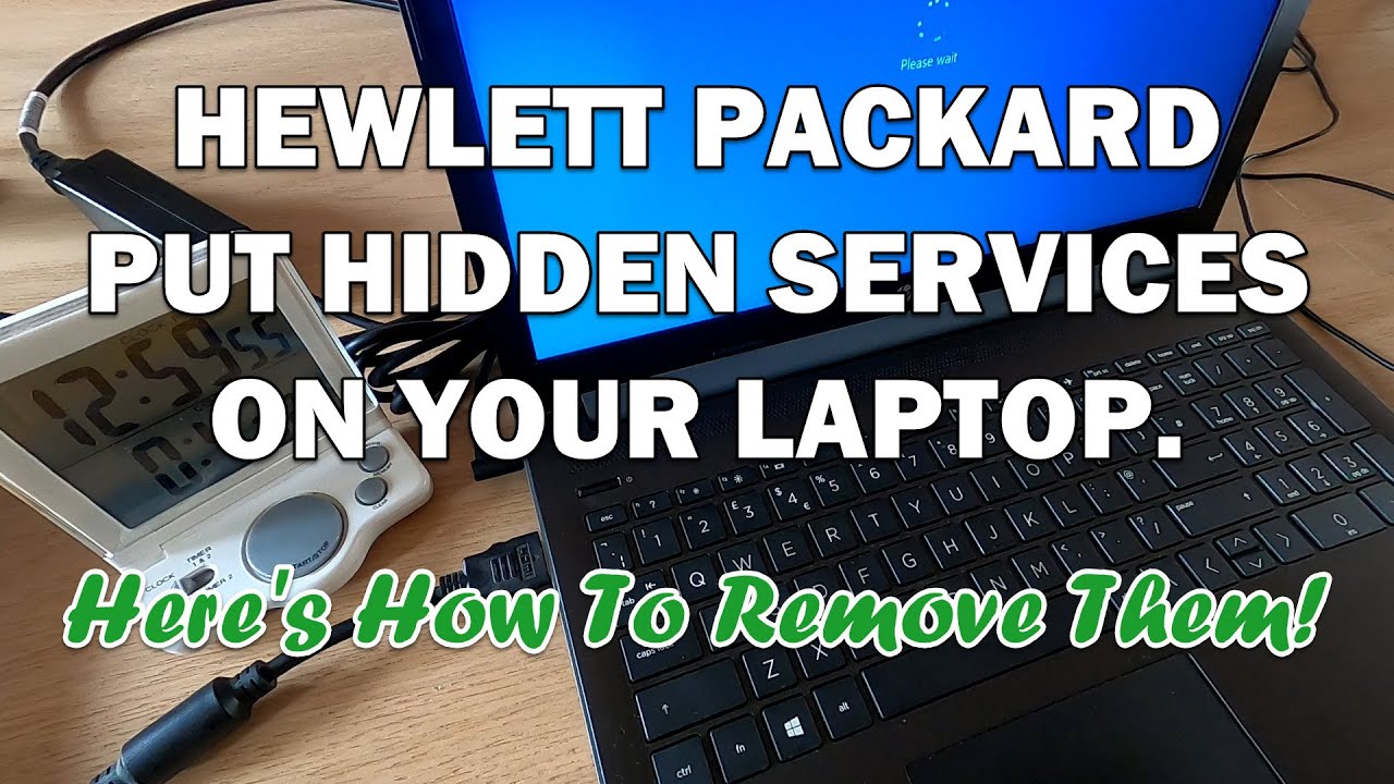 Remove HP Spyware From Your Laptop *HOW TO* in English