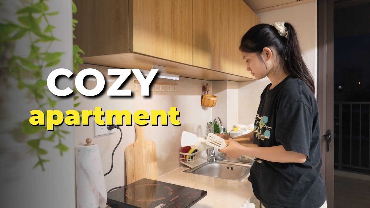Turning My Small Apartment Into a Home | Living Alone in Vietnam 🇻🇳