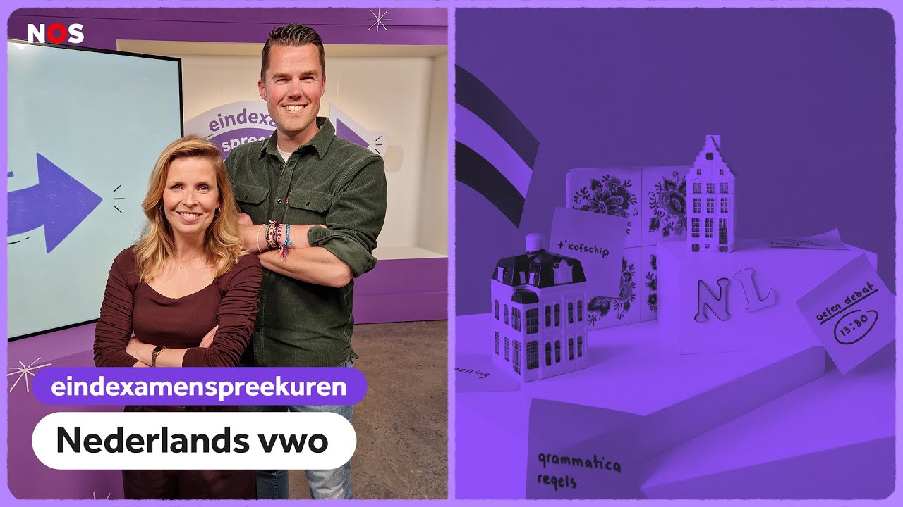 Examenspreekuur Nederlands vwo met Arnoud en Bregje