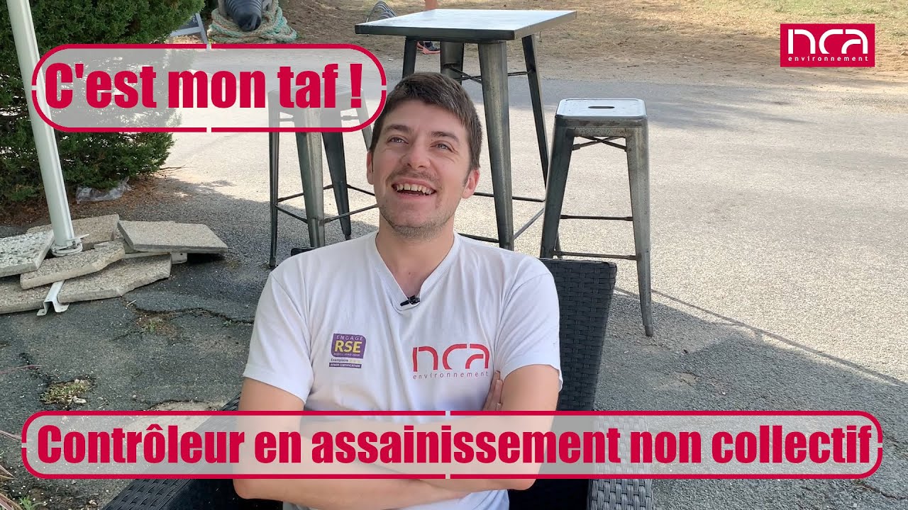 C'est mon taf | Contr&ocirc;leur en assainissement non collectif | Benjamin Eldin