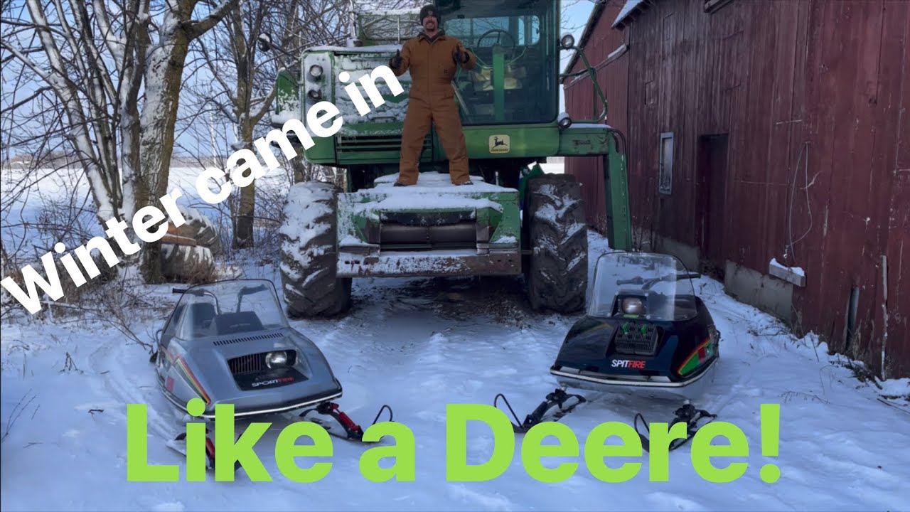 Зима пришла! Заведутся ли мои снегоходы John Deere?