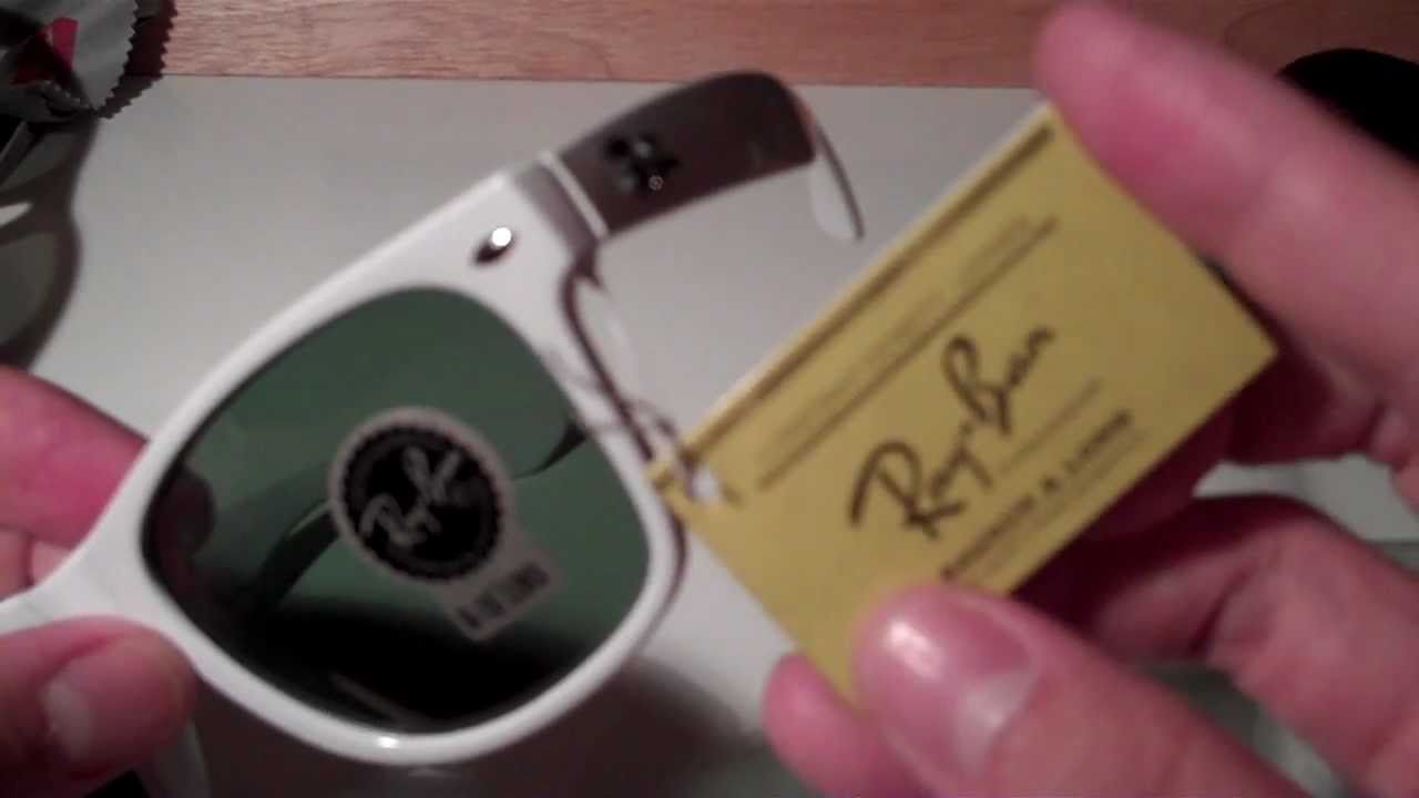 How to Spot Fake Ray Ban Wayfarers (model: RB2140)