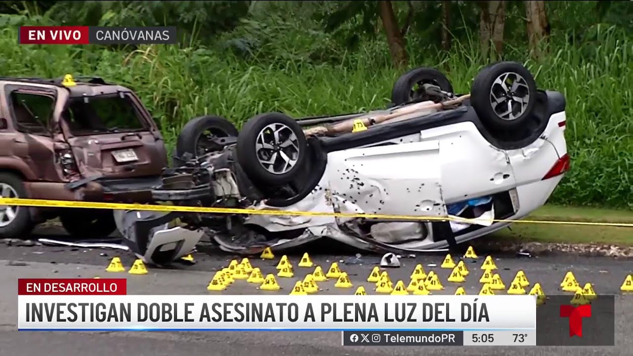 Impactante escena: asesinan a dos personas frente a urbanizaci&oacute;n de Can&oacute;vanas