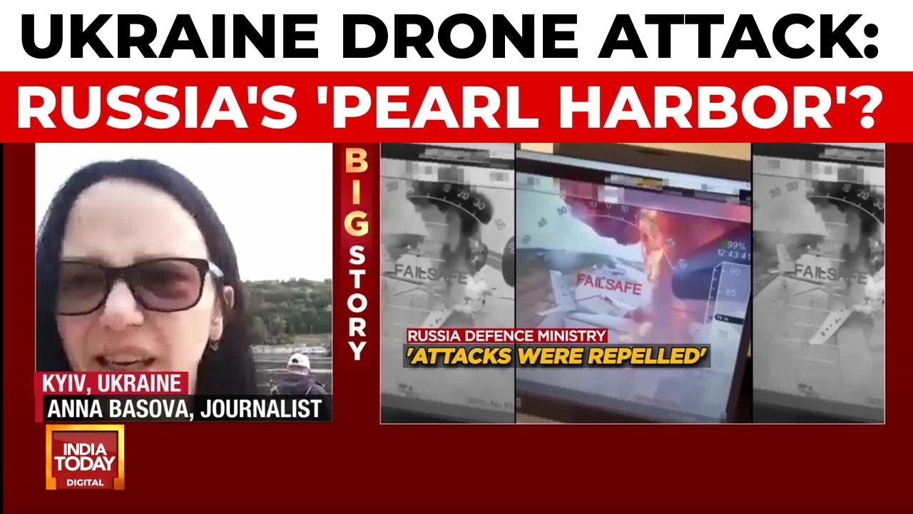 Massive Ukrainian Drone Attack Hits Russian Military Bases On Eve Of Peace Talks | India Today