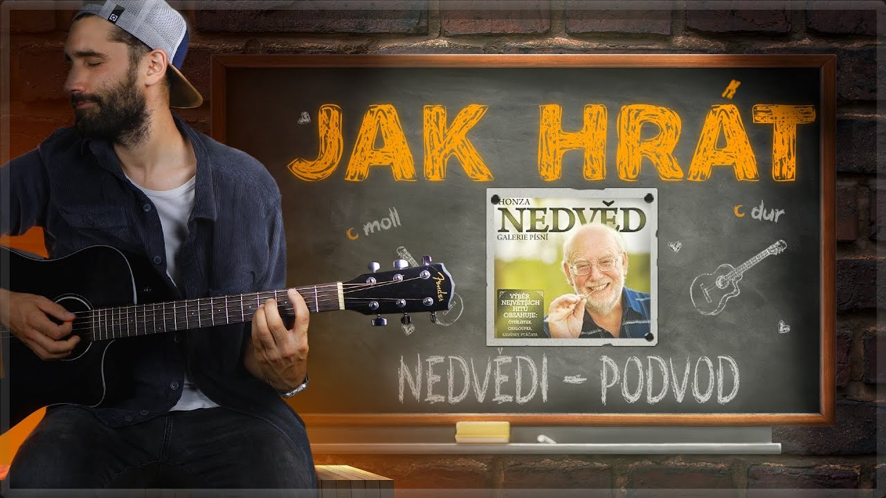 Jak hrát a vybrnkávat PODVOD od Nedvědů | Lekce kytary pro začínající i pokročilé kytaristy