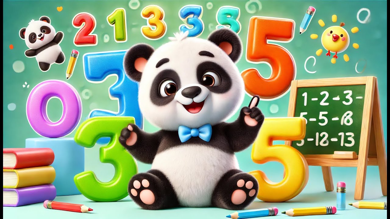 Impara i Numeri da 1 a 5 🎶 | Canzone Educativa per Bambini | Joe Panda Show
