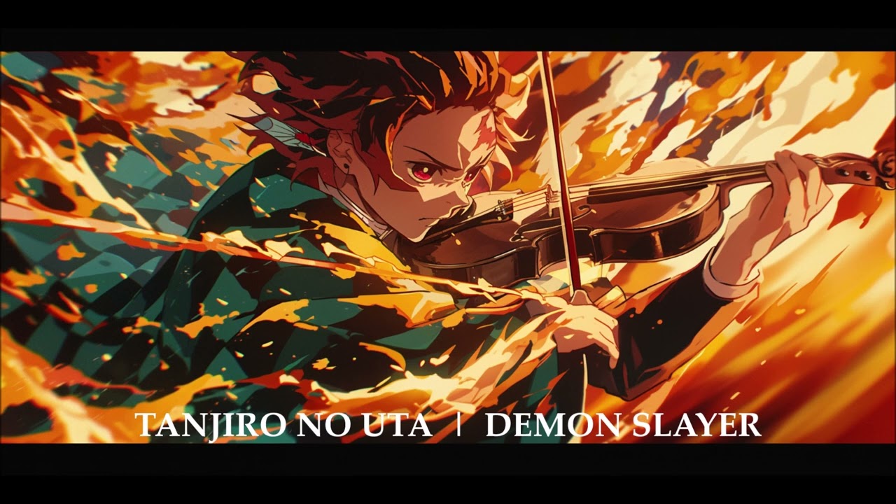 TANJIRO'S SONG☀️10 HOURS | DEMON SLAYER S1 EP19 | TANJIRO NO UTA | RELAX, STUDY, SLEEP | VIOLIN