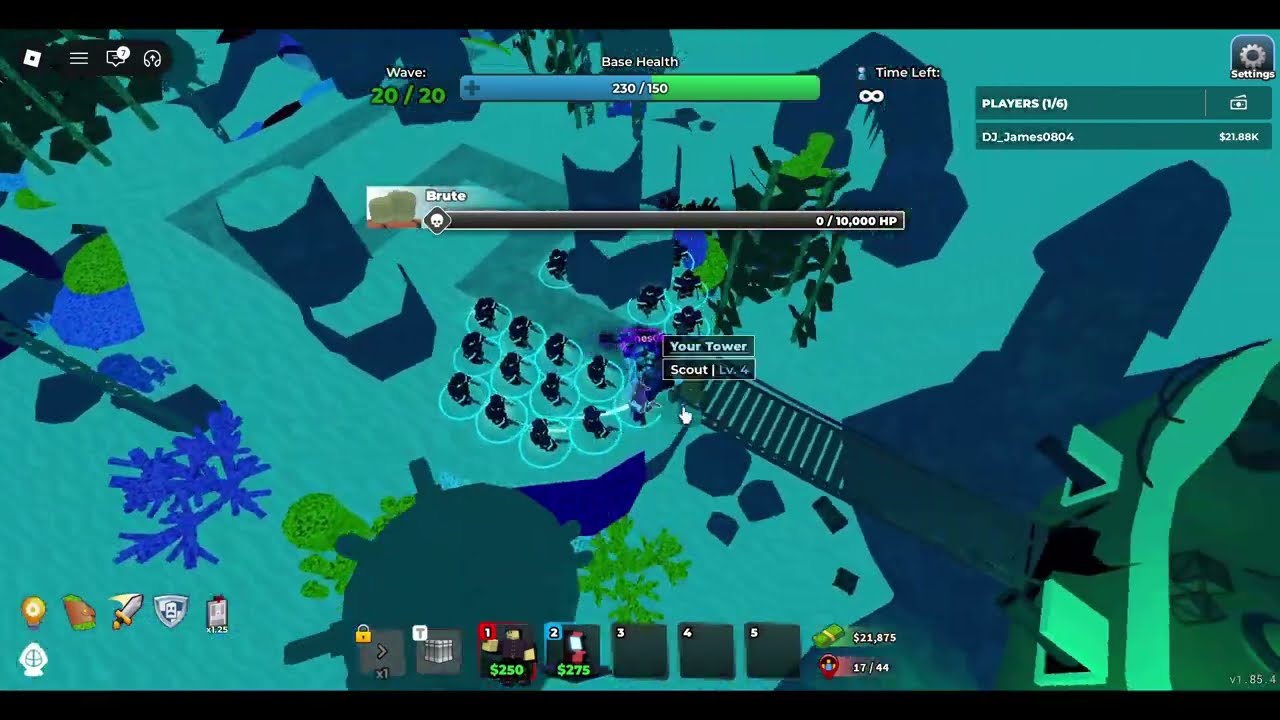 TDS World Record Abyssal Trench Easy Mode Raw Footage!