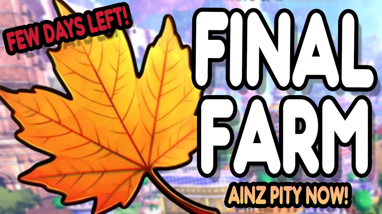 FINAL LEAVES FARM For AINZ Before He's Gone! GET AINZ NOW In Anime Vanguards!