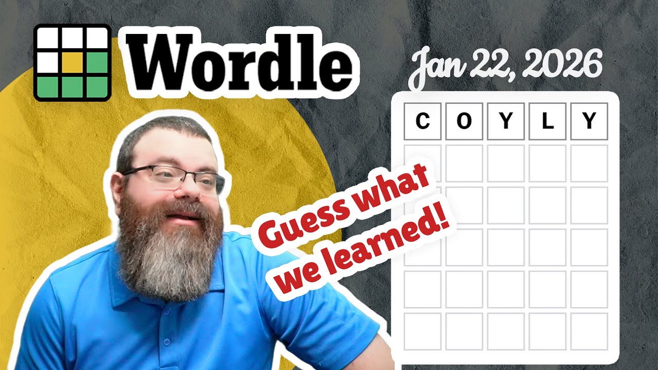 You know by now | Wordle #1678 (Jan 22nd, 2026)
