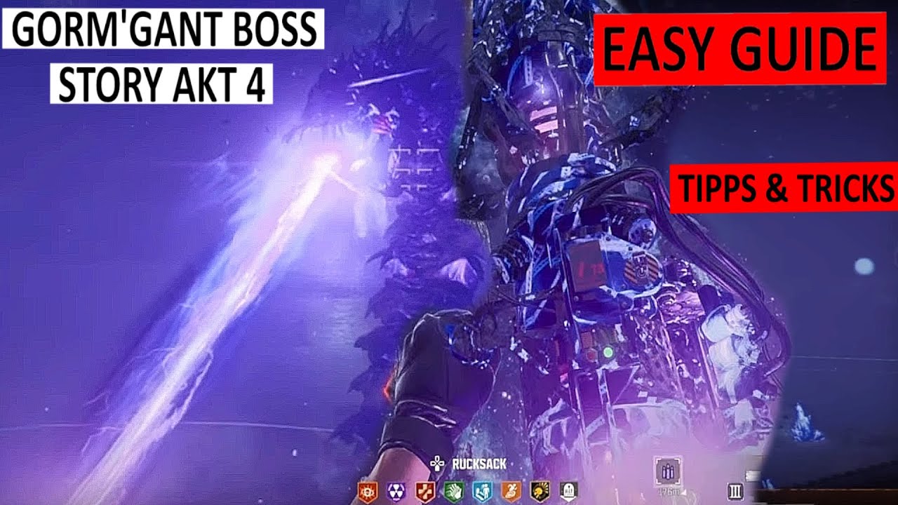 GORM'GANT FINALER BOSS FIGHT STORY AKT 4 - EASY GUIDE - PRO TIPPS | MWZ | Modern Warfare 3 Zombies