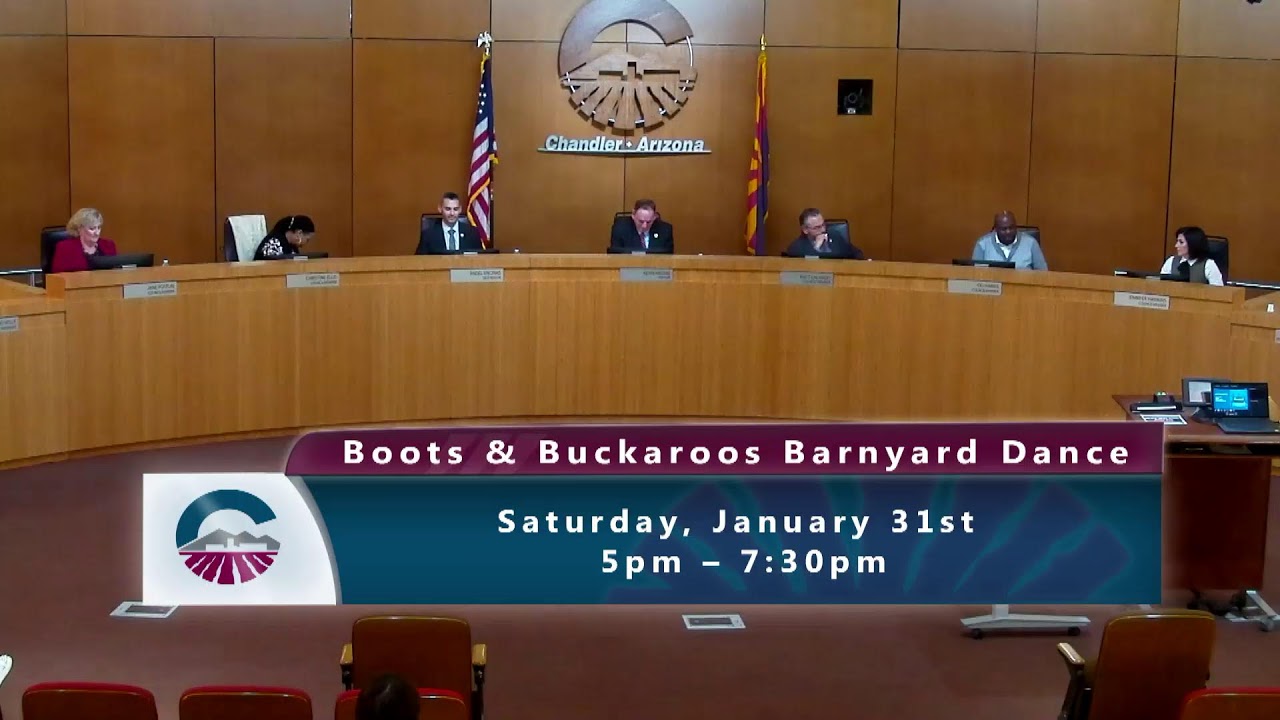 City of Chandler Council Meeting, 1/22/26