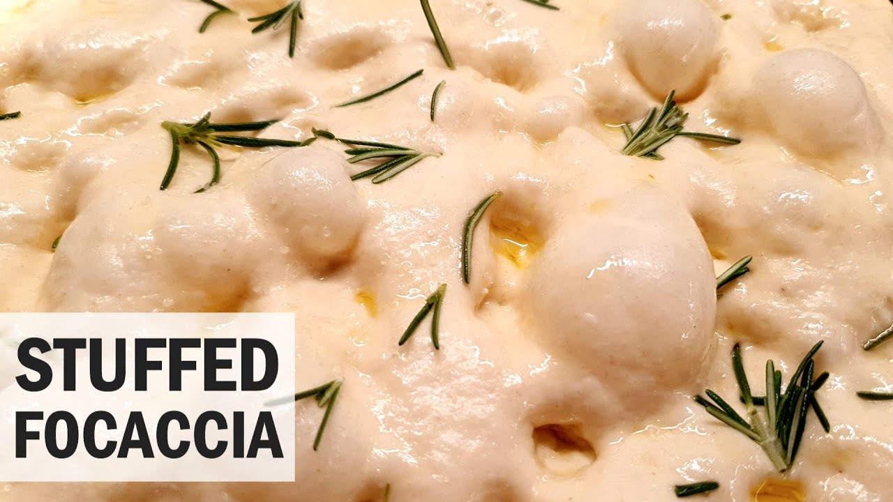 How to Bake the Best STUFFED Focaccia Bread You've Ever Tasted