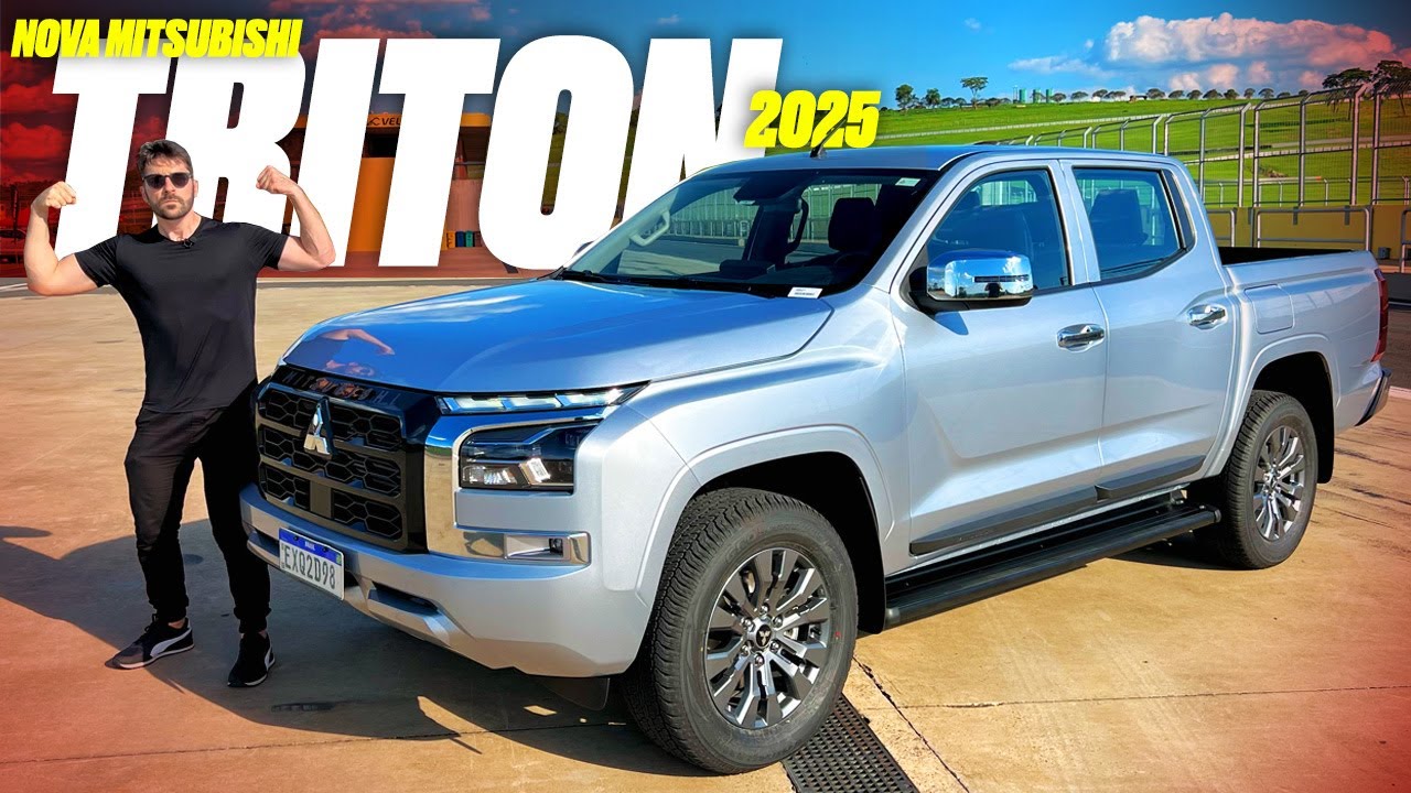 Nova Mitsubishi Triton 2025 - MUDOU MUITO? ANDA BEM? PERDEU O NOME L200? SAIBA TUDO AQUI