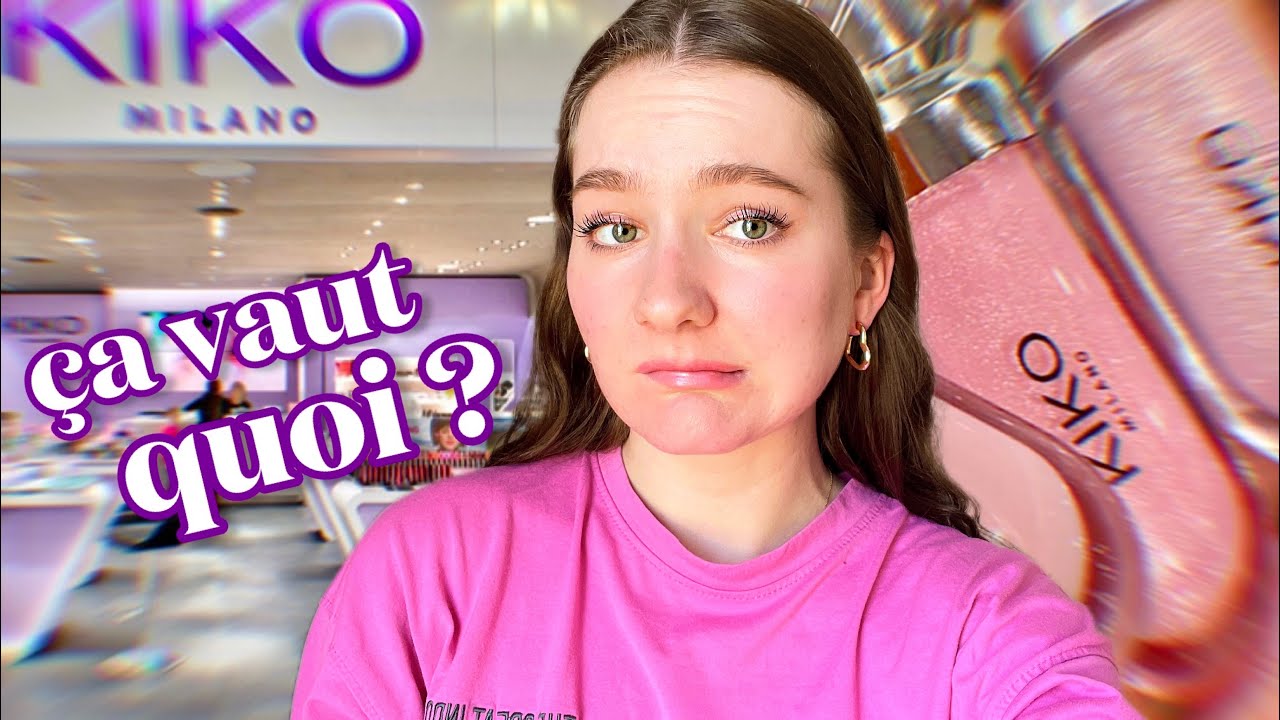 JE TESTE LE MAKEUP KIKO