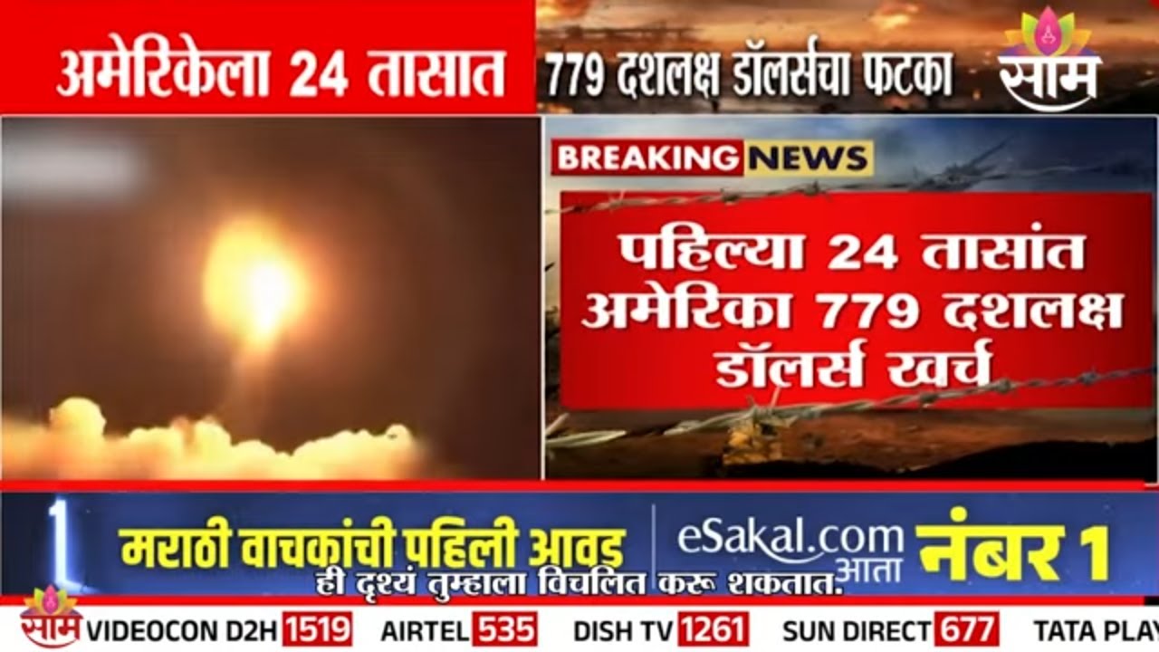 इराण हल्ल्यांचा अमेरिकेला अब्जावधींचा फटका | war expenditure USA | US Iran conflict cost