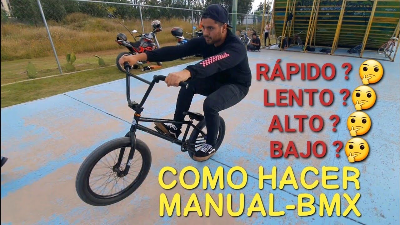 como hacer manual bmx / como hacer manual bmx principiantes