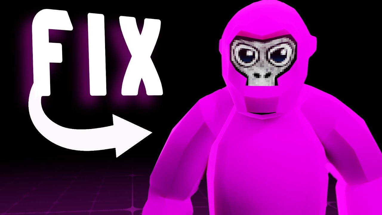 How to fix the pink on a Gorilla Tag rig