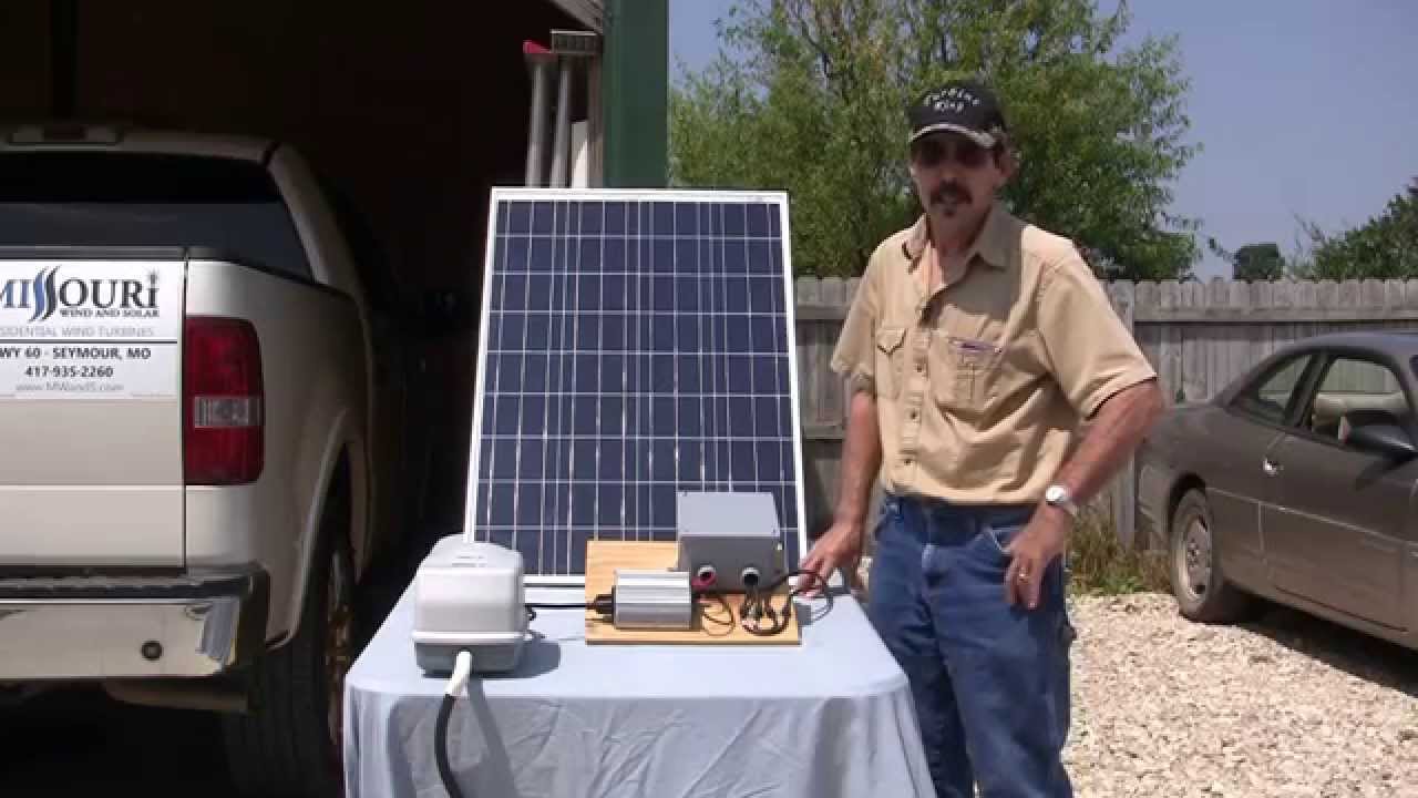 Solar Panel Pond Aeration No Battery Using Suntaqe System: Part 2 | Missouri Wind and Solar