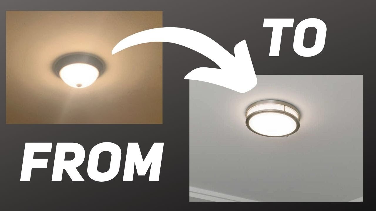 Updating the lights in your home office - How to get rid of the boob lights