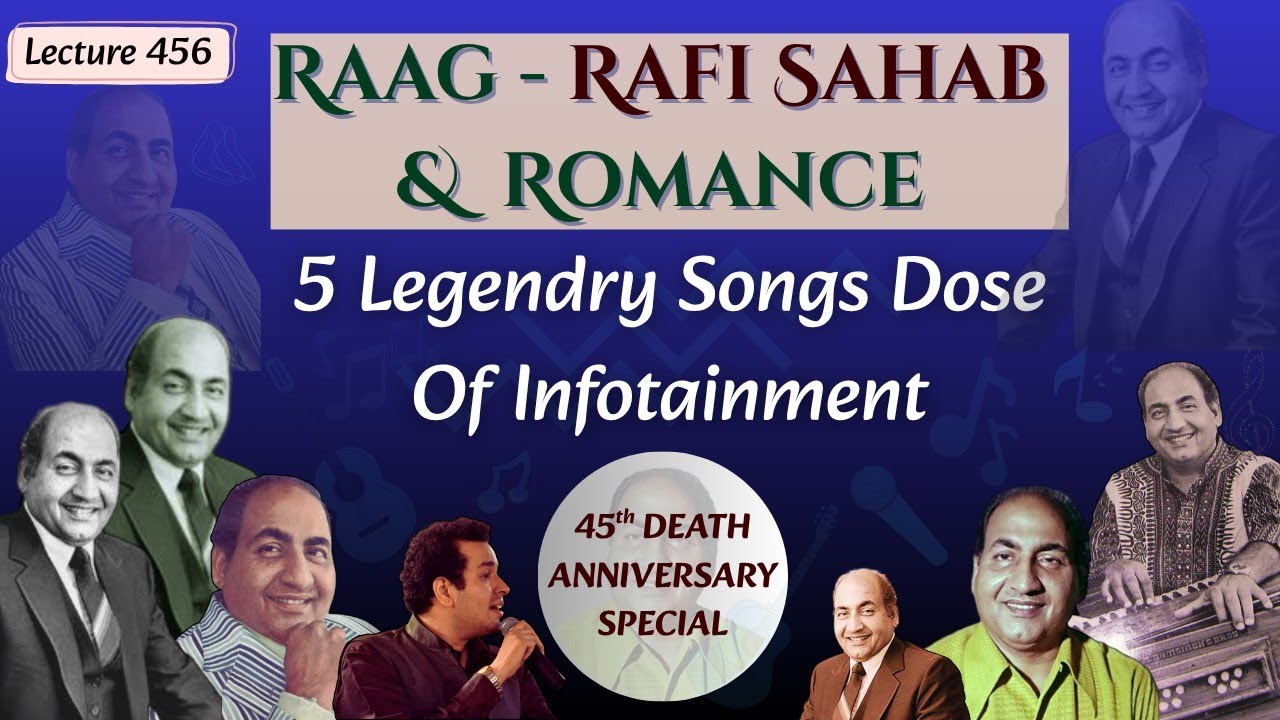 Raag - Rafi Sahab & Romance | By- @RohitKataria  | Lecture- 456 | #rafi 45th Death Anniversary