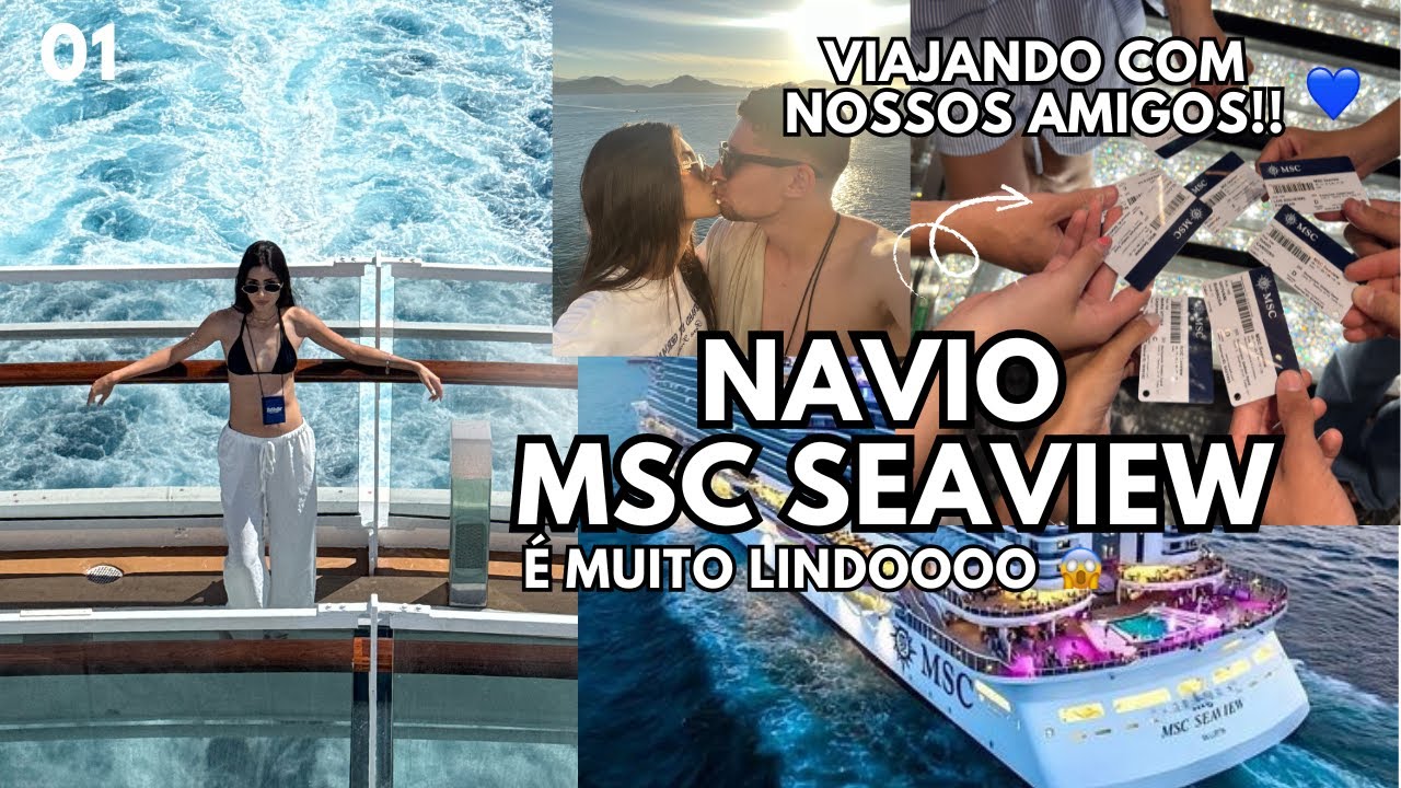 NAVIO MSC SEAVIEW + DIA DO EMBARQUE, TOUR PELA CABINE, DICAS, MOSTREI TUDO! VLOG 01