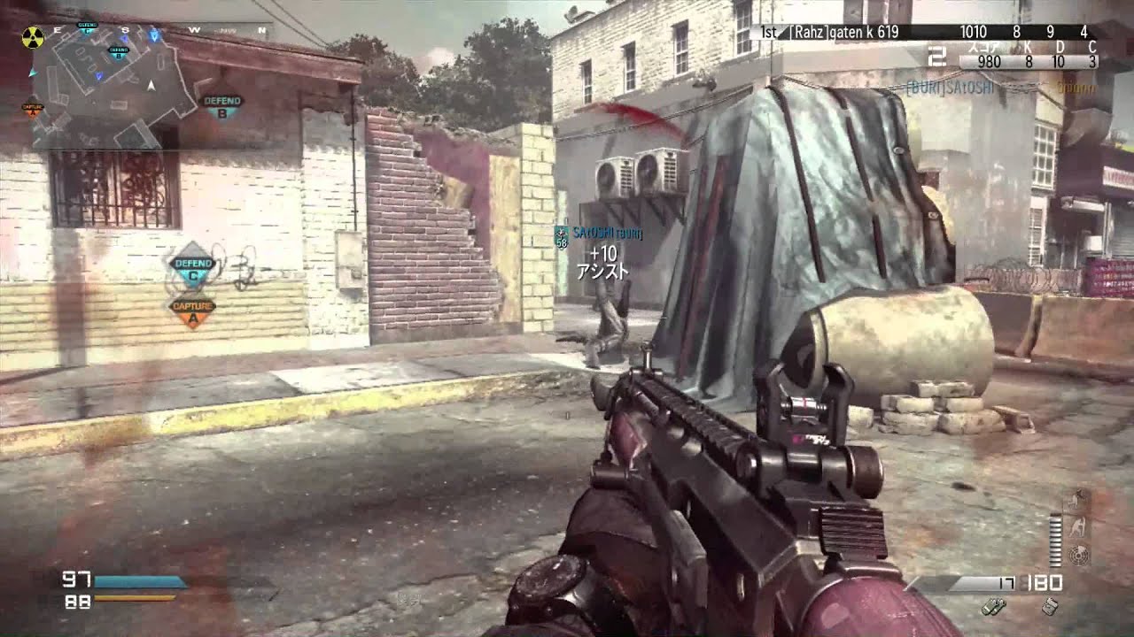Cod,ghosts 第63回 DLC 追加マップ[Containment]でドミネ行ってみました。