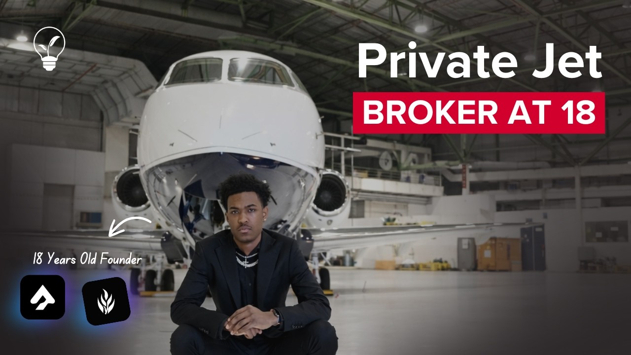 The 18-Year-Old Building a Private Jet Brokerage Startup