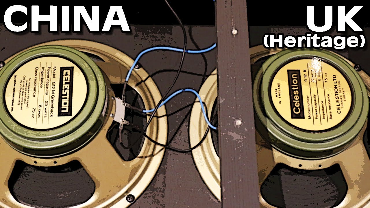 Celestion G12M 75 Гц Greenbacks: стандартные и переизданные UK Heritage