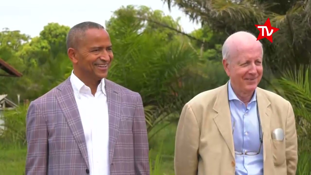 MOISE KATUMBI ET LES AMBASSADEURS DU PORTUGAL ET D' ESPAGNE VISITE LA FERME FUTUKA