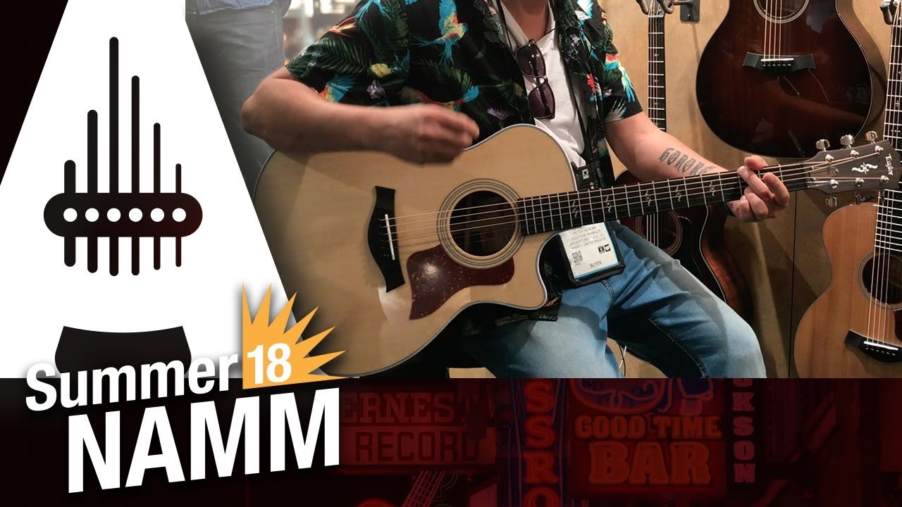 2018 Summer NAMM - New Taylor 414ce-R