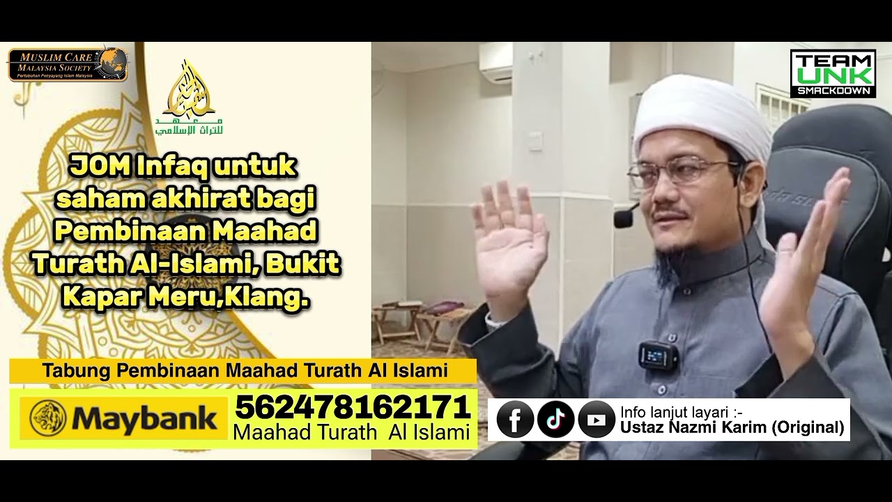 Ustaz Nazmi Karim : Kisah Abdullah bin Rawahah ...3 panglima perang syahid